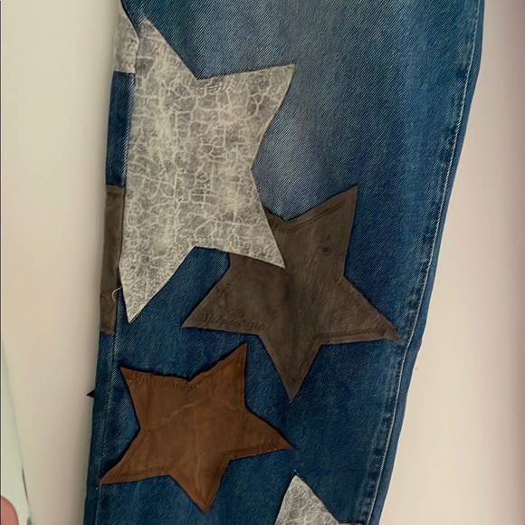Denim and leather like patch jeans!!!size small
NWOT - Picture 6 of 11